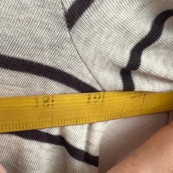 Madewell Striped Turtleneck Long Sleeve Top Sz Large Minimalist Classic NWT - Picture 7 of 7